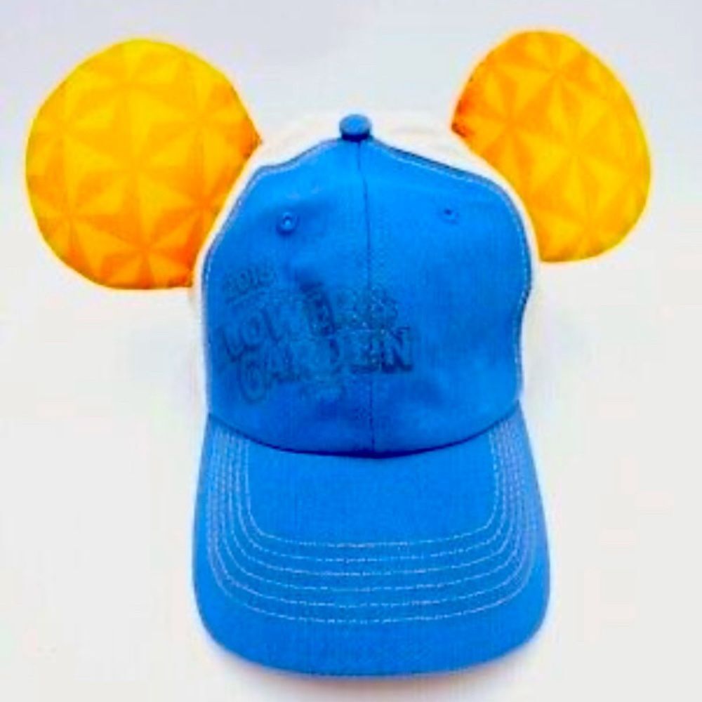 NWT Disney Parks Epcot Flower & Garden Spaceship Earth Ears Hat Cap 2018